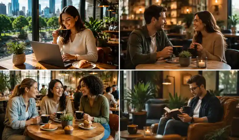 Houston coffee shops for remote work, casual meetings, dates, reading, and relaxing with specialty coffee.